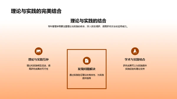 探索之旅：专科管理学研究