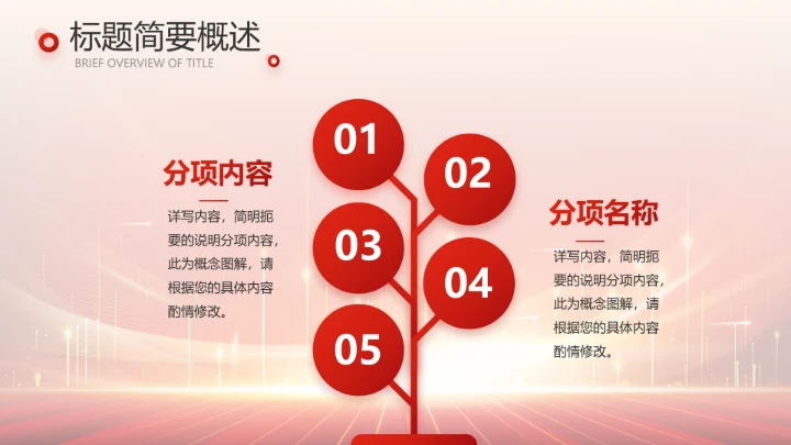 红色喜庆公司10周年庆ppt模板活动策划方案