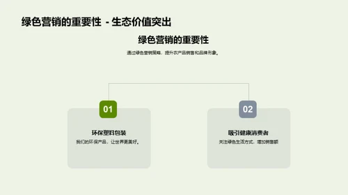 农业绿色营销新策略