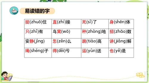 统编版一年级语文下册单元复习第三单元（复习课件）