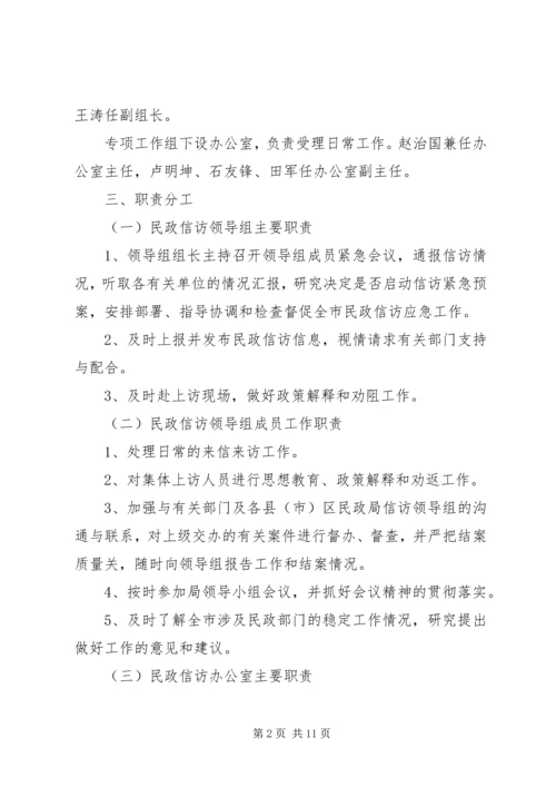龙王小学信访工作应急预案 (3).docx