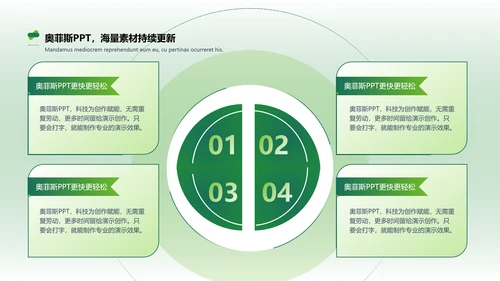 绿色简约社团活动PPT