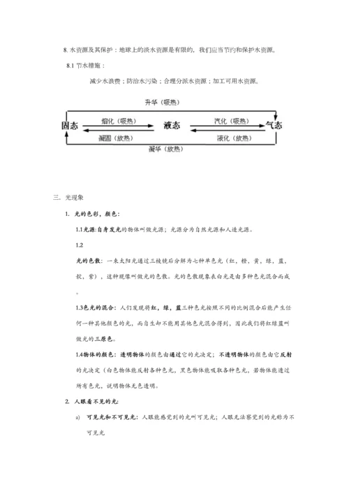 2023年苏科版江苏物理年级上册知识点完全整理.docx