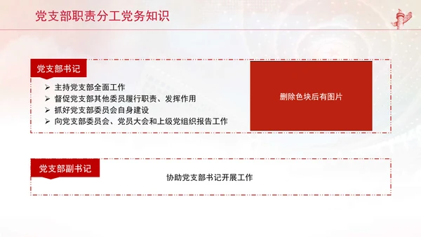 党支部职责分工党务知识工作职责介绍党课