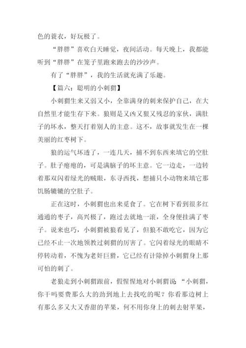 小刺猬作文600字.docx