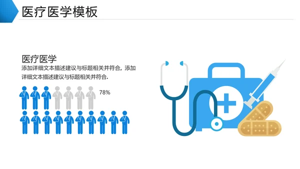 创意医学医疗类报告医院宣传通用PPT模板