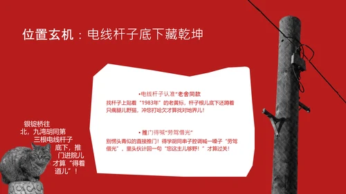 红色趣味拼贴风北京旅游攻略