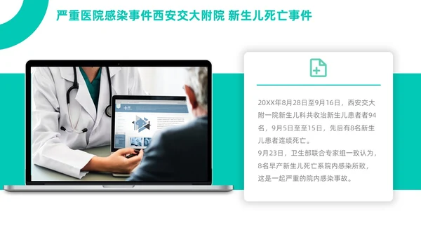 绿色简约商务医疗健康环保主题公司介绍PPT精细化管理