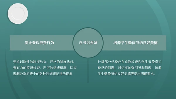 简约风厉行节约,反对浪费演讲PPT模板