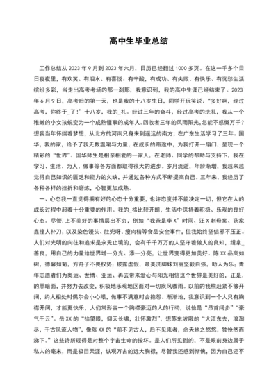 高中生毕业总结.docx