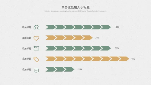 小清新绿色花卉工作汇报PPT模板