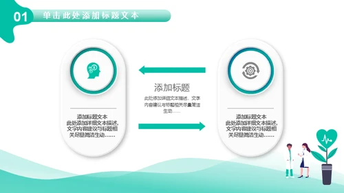 医疗机构医生工作汇报通用PPT模板