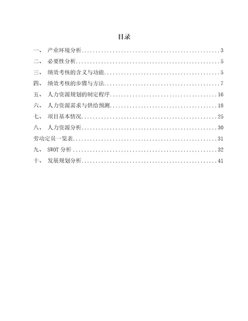 米粉公司人力资源规划与薪酬管理范文