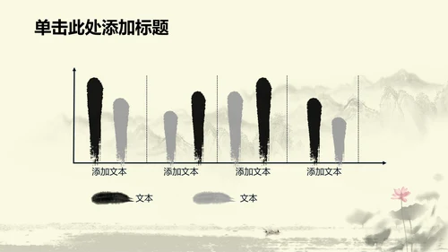 水墨中国风中医足疗ppt动态模板