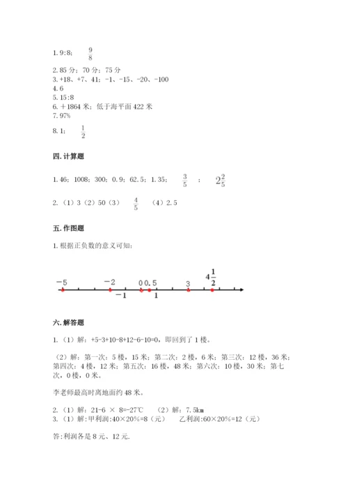 小学六年级下册数学期末卷（真题汇编）.docx