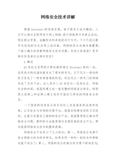 网络安全技术详解.docx