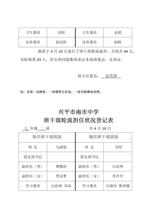 班干部竞选标准流程及安排资料.docx