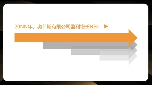 黑色简约风公司年会盛典流程PPT模板