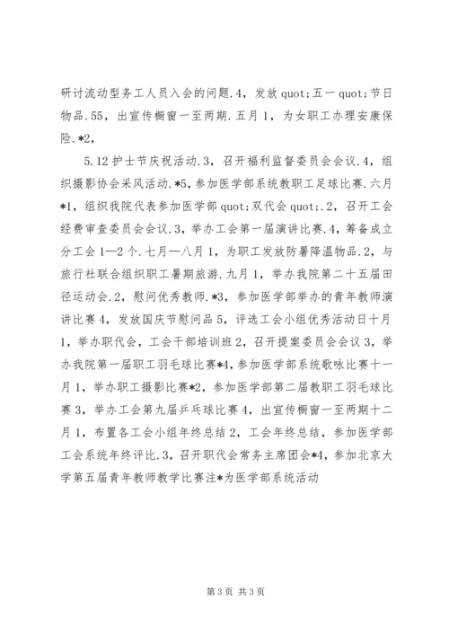 第三医院工会20XX年工作计划.docx