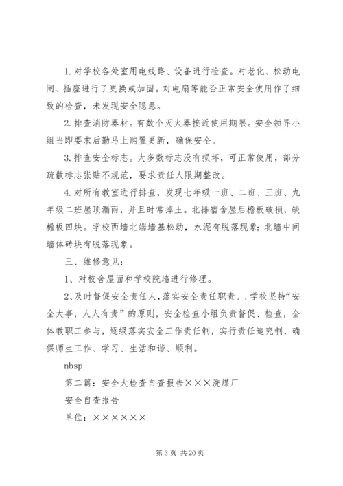 安全大检查自查报告 (2).docx