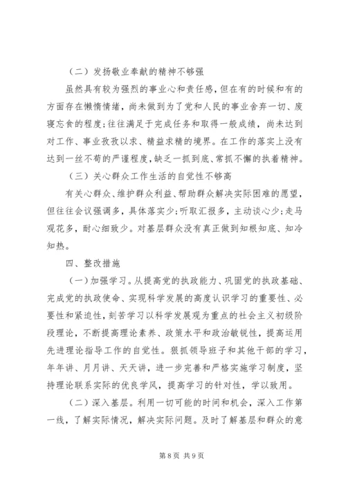四对照四反思优秀发言稿范文.docx