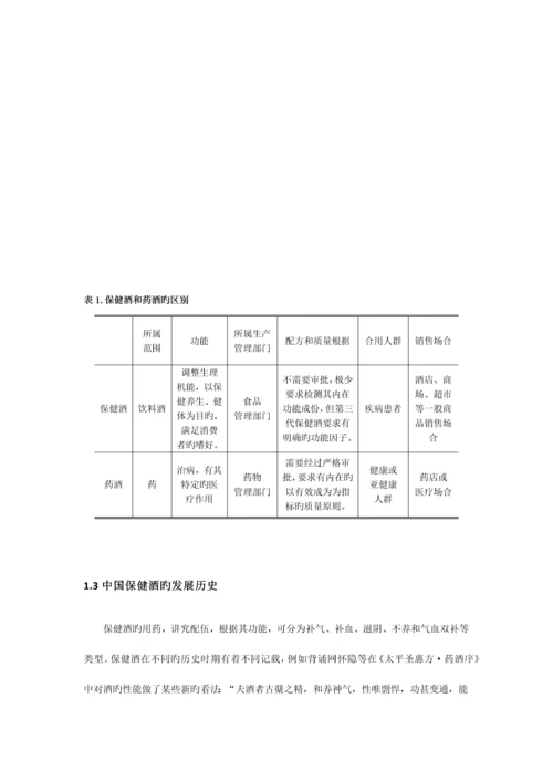 中国保健酒行业研究报告.docx