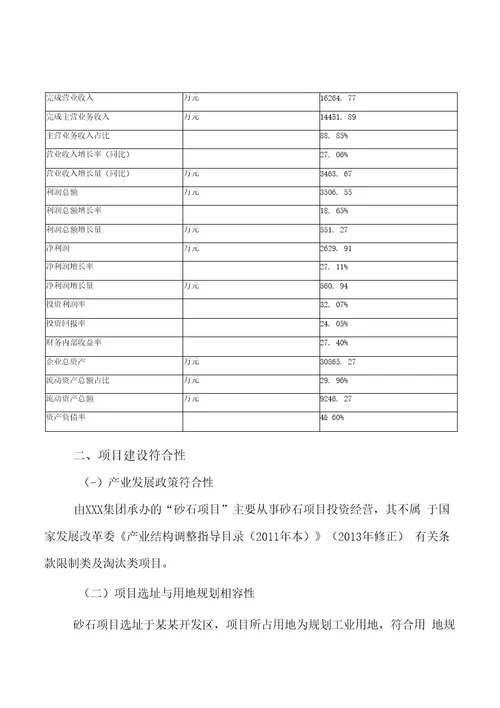 砂石项目实施方案参考模板