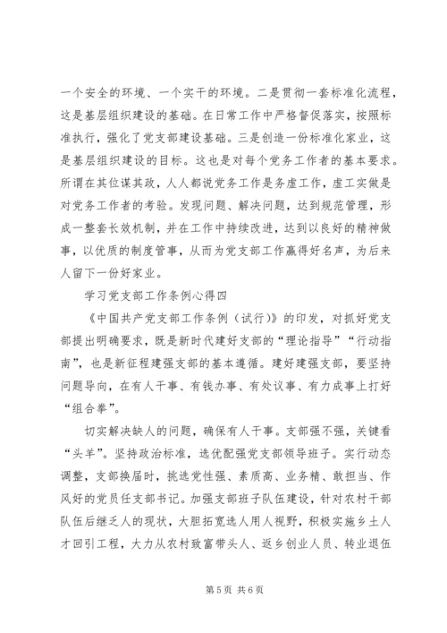 学习党支部工作条例心得10篇(一).docx