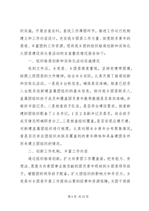 乡镇大团委建设自查报告范文一：.docx