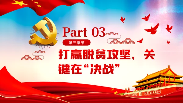 决胜全面小康决战脱贫攻坚治国理政第三卷学习PPT