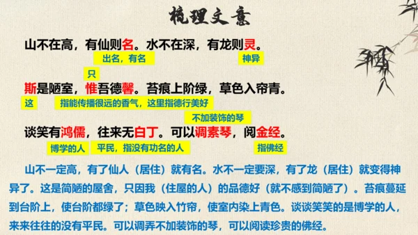 17 短文两篇  陋室铭 教学课件(共24张PPT)