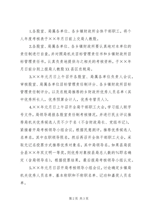 财政二五年度考核工作实施方案.docx