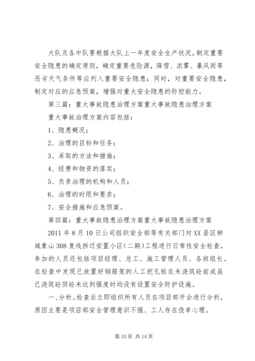事故隐患治理方案.docx