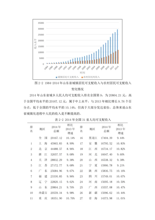 城镇化对人民收入及财政收入的影响分析.docx