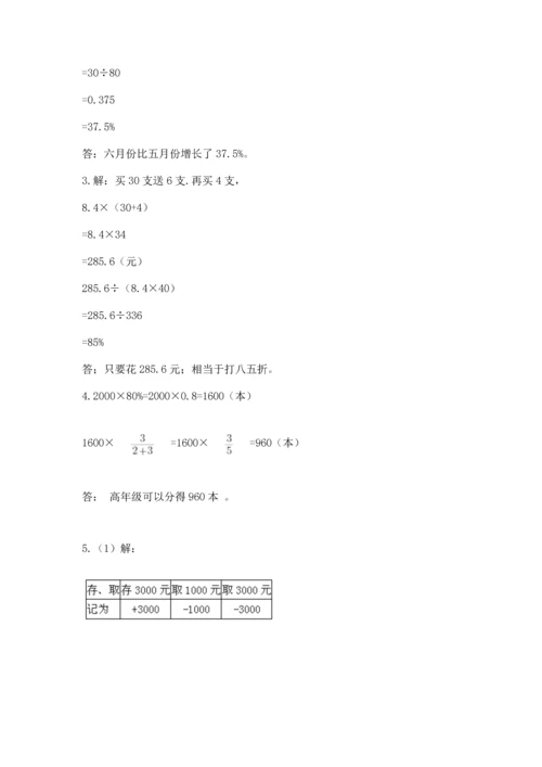 六年级小升初数学应用题50道带答案（名师推荐）.docx