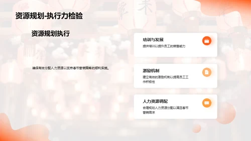 春节营销与人力挂钩