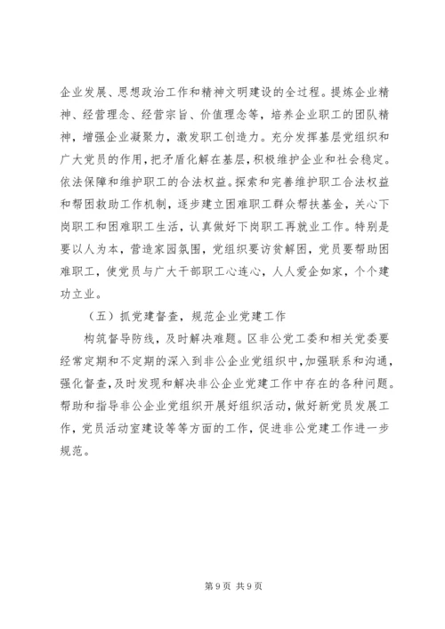 提高非公党建水平调研报告.docx
