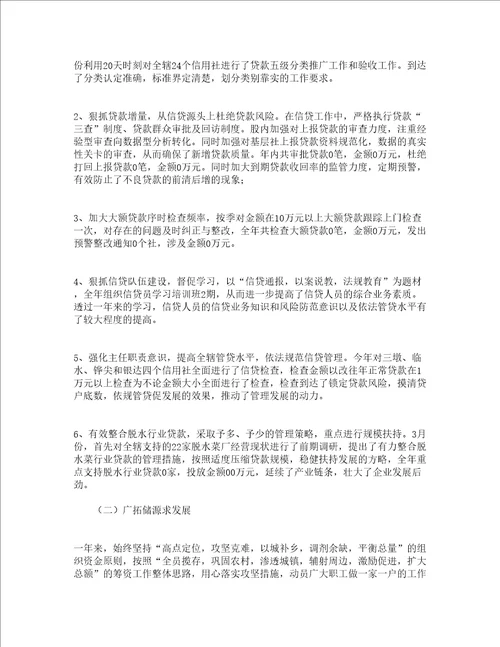 信贷员个人总结报告精选14篇