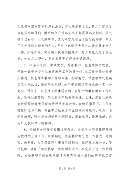 学习好人好事记录.docx