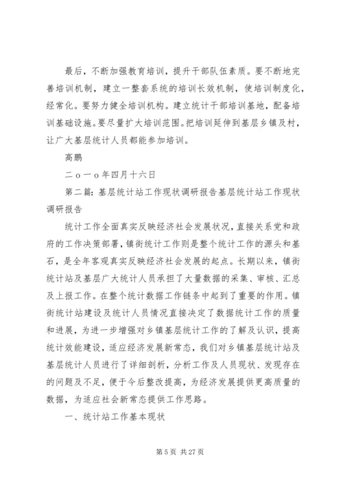 基层统计站工作现状调研报告 (6).docx