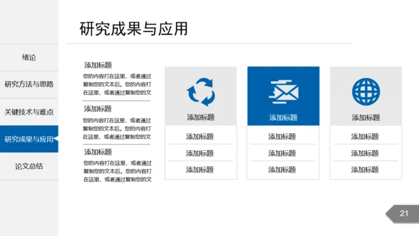 课题研究毕业论文答辩通用PPT模板