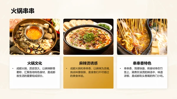 橙色摄影风成都旅游全攻略与推荐PPT模板