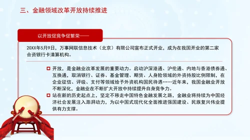 金融业发展成就综述：为经济社会发展大局提供有力金融支撑专题党课PPT