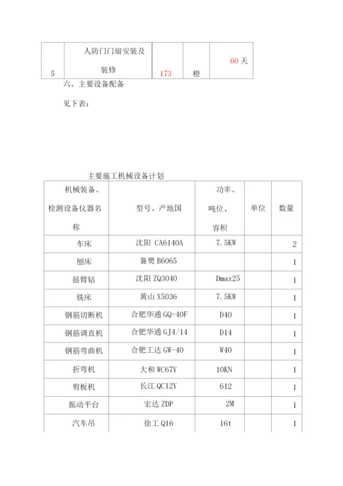 人防设备制作安装施工方案.docx