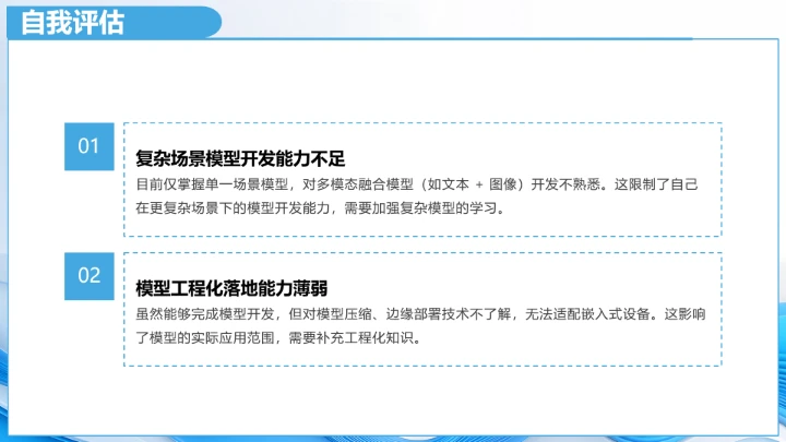 蓝色简约计算机科学与技术专业大学生职业生涯规划展示