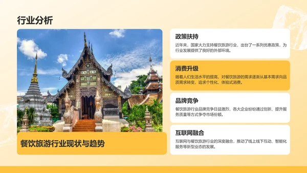 橙色摄影风青岛啤酒与美食节旅行计划PPT模板