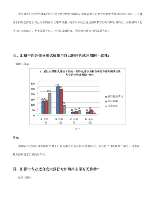 北京牛栏山一中高一年级方正测评满意度调查报告范文.docx