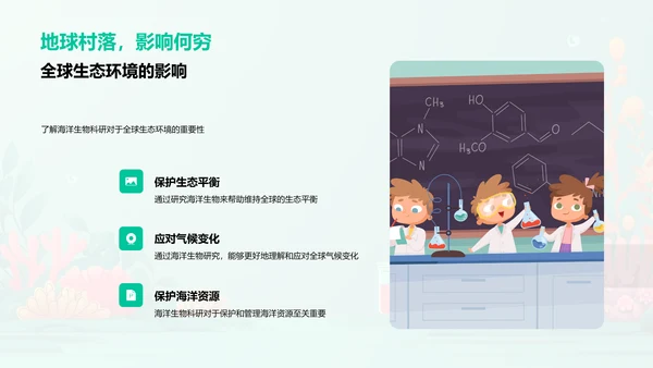 海洋生物研究解析PPT模板