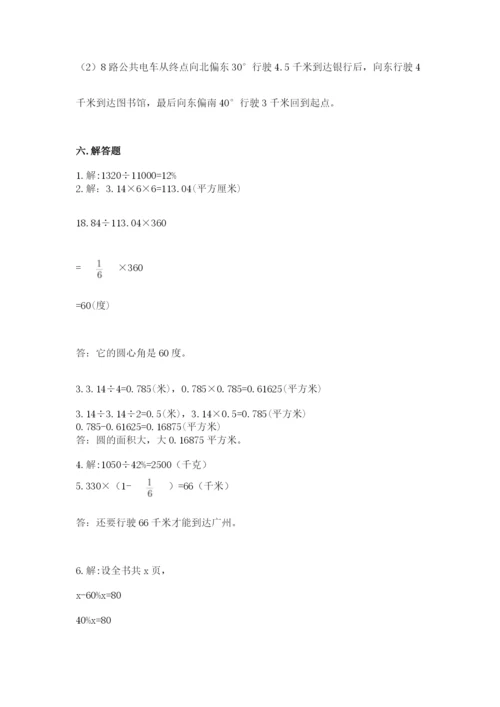 小学数学六年级上册期末卷附完整答案【名校卷】.docx