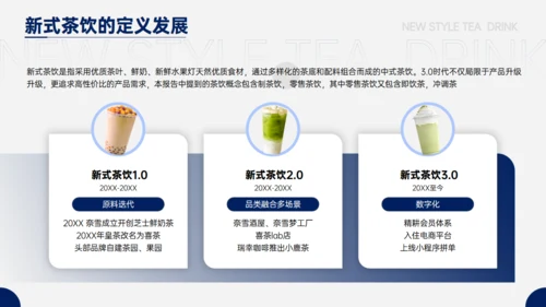 奶茶店新式茶饮发展报告通用PPT模板